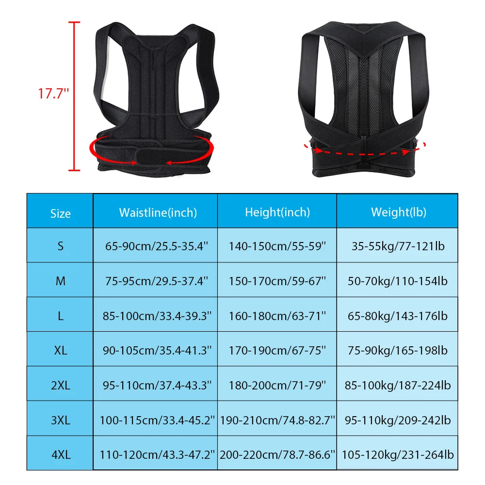 Orthopedic Full-Back Posture Corrector